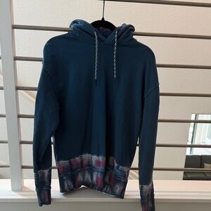 Scotch & Soda Blue and Pink Tie-Dye Hoodie